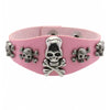 1 Punk Pink Skull Rivet Creative Bracelet Bracelet, Suitable For Women's Daily Holiday Parties And Halloween Wear - Image 8