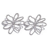 Stainless Steel Earrings with Gold Plated Hollow Flower Design, Delicate Timeless for Daily Jewelry - Image 8
