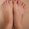 Crystal Toe Chain Personality Gold Color Chain Fingering Together Anklets for Women Charm Jewelry Accessory Gifts - Image 4