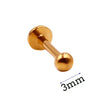16G Piercing Titanium Steel Internal Thread Labret Flat Star Heart Tragus Helix Cartilage Earring Men Nose Stud body jewelry - Image 28