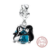 Silver Charms Beads Winter Snowflake Snowman Igloo Penguin Pendant Fit Bracelet Charms Women Jewelry Gift - Image 26