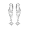 Silver Colorful Love Satellite Drop Earrings Women Earrings Charm Versatile Party Jewelry Gifts - Image 45
