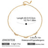 Delicate Cubic Zirconia Chain Necklace For Women Minimalist Gold Plated Stainless Steel Necklace Jewelry - Image 8