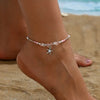 Beaded Beach Anklet with Stone Pendant Options - Image 3