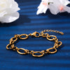 Stainless Steel Chunky Link Chain Bracelet For Women Gold Plated Hip-hop Rock Style Women's Bracelets 20cm+5cm - Image 3