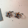 Punk Dangle Edgy Earrings Unique Detachable Stainless Steel Chunky Star Heart Moon Hoop Earrings For Women Men Statement Jewelry - Image 12