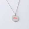 10Pcs 20mm 25mm Stainless Steel Mirror Polish Necklace Pvd Plating Round Disc Pendant Neckalce For Women's Jewelry - Image 10