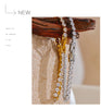 Stainless Steel Bracelet with Crystal Accents in Gold-Tone or Silver-Tone - Image 13