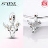 Silver Charms Sika Deer Elk Leopard Lion Monkey Beads Fit Charm Bracelet Making Pendants Gift - Image 11