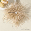 21CM Multicolor Feather Large Brooch for Women Ladies Pearl Pin Brooches Party Cloth Jewelry Accessories Gifts - Image 6