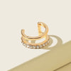 Shiny Zircon Adjustable Ear Clip for Women Girls Metal Ear Cuff Earrings Without Ear Holes Engagement Date Jewelry - Image 8