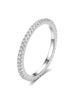 Silver 1.4MM 1.6MM 1.8MM Full Zircon Ring For Women Engagement Wedding Jewelry - Image 6