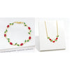 Charm Crystal Leaf Vine Flower Rhinestone Bracelet Necklace Jewelry Sets for Women Girl Party Wedding Jewelry Gift - Image 21