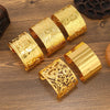 Dunhuang Golden Wide Bracelet from a Different Realm, Female Ethnic Storm, Semitic Arm Bracelet, Dai Bracelet - Image 1