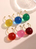1 Artistic Jelly-Transparent Resin Stainless Steel Open Ring Cute Women's Jewelry Everyday Party Wear - Image 2