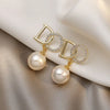 Letter D Asymmetric Long Tassel Zircon Earrings For Women Korean Sparkling Earrings Jewelry Party Gifts - Image 14