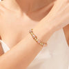 Irregular Round Beads Chain Bracelet For Women Men Gold Color Metal Adjustable Bracelets Jewelry - Image 3