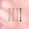Aoedej 14G Rose Gold Color Helix Piercing Earring Industrial Barbell Ring Women Crystal Long Earring Ear Piercing Gift Jewelry - Image 5