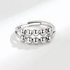 Smjel Ring Fidget Spinner Rings Adjustable for Women Rotating Freely Spinning Accessories Jewelry Gifts - Image 37