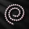 Shiny Heart Zircon Hip Hop Rock Tennis Chain Jewelry Set Bracelet Necklace Combo For Women Men - Image 19