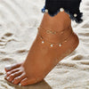 Layered Chain Anklet with Small Charm Details - Image 12