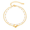 Stainless Steel White Zircon Women's Chain Anklets Minimalist Beach Holiday Dainty Anklet Jewelry Gift To Girls - Image 9