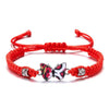 Woven Butterfly Flower Cord Bracelet with Adjustable Length - Image 4