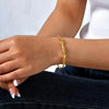 Love Women's Cuff Bracelet Bangles Gold Color Infinity Number 8 Twist Stainless Steel Statement Jewelry Gifts To Lover - Image 8