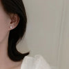 Silver Jewelry Women Cute Tiny Clear Crystal Stud Earrings Gift for Girls Teens Lady Jewelry - Image 3
