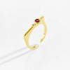 Dplaopa Silver Colorful Geometric Zircon CZ Open Adjustable Ring Party Women Jewelry Gift - Image 9