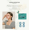 MODIAN 925 Sterling Silver Natural Turquoise Stud Earrings For Women Romantic Infinite Love Fine Jewelry Valentine's Day Gift