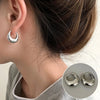 Stainless Steel Golden Double-Layer Hollow Flower Hoop Earring for Women Vintage Flower Earrings for Daily Wear Jewelry Gifts - Image 9