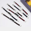 Braid Leather Bracelet Blanks For Laser Engraving Stainless Steel Plate Bracelet Metal ID Name Tag 10pcs - Image 4