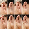 1Pair 10-100mm Classic Small/Big Hoop Earrings for Women Stainless Steel Simple Jewelry - Image 6