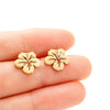4Pairs/Lot Bohemia Plum Blossom Earrings Women Vintage Daisy Sakura Lily Ear Studs for Girl Stainless Steel Jewelry Wedding Gift - Image 6