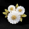 Daisy Flower Brooch with Layered Petal Details - Image 5