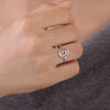 Spiral Swirl Circle Ring for Women Stainless Steel Minimalist Finger Ring Couple Jewelry Party Gift - Image 2