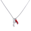 Stainless Steel Enamel Red Chili Necklace Pendant Stylish Unique Chic Collar Jewelry Gold Platinum Pvd Plated - Image 7