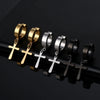 1 pair Punk Stainless Steel Cross Stars Pendant Ear Clip No Piercing Earrings For Women Hiphop No ear hole Men Jewelry - Image 1