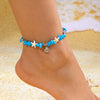 Gravel Bead Shell Pendant Anklets for Women Boho Starfish Turtle Crush Stone Bracelet on the Leg Barefoot Sandal Jewelry - Image 9