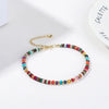 Stone Beaded Anklets Bracelets for Women Handmade Beaded Anklets Boho Beads Ankle Bracelet Summer Jewelry - Image 5