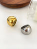 Ghidbk Pvd Gold Plated Chunky Dome Wide Rings for Women Men Punk Stainless Steel Free Stackable Statement Jewelry - Image 4
