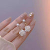 Elegant White Flower Pendant Dangle Earring Korean Jewelry Party Girl's Sweet Accessories for Woman's Earrings - Image 7