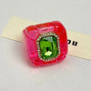 Colorful Rhinestones Ring Geometric Three-dimensional Finger Ring Elegant Jewelry Square Ring Women - Image 16
