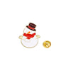 6 Styles Cartoon Christmas Theme Brooches Snowman Candy Canes Snowflake Stocking Shaped Enamel Pins Xmas Winter Badge - Image 8