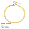 Stainless Steel Snake Chain Anklet for Women Summer Beach Gold Color Anklets Jewelry - Image 7