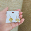 Gold Color Earrings Drop Stainless Steel Classic Jewelry for Woman Plant Charms Flower of Life Maple Leaf Snowflake Gift - Image 4