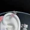 1pcs Quality Shiny Cross Zircon 316L Stainless Steel Ear Bone Nail Y2K Style Silver Color Earring for Women Cochlear Accessories - Image 2
