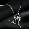 Stainless Steel Phoenix Necklace Sacred Bird Pendant Necklaces Phoenix Jewelry Gift For Women - Image 8