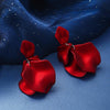 Ftcy Acrylic Petal Flower Tassel Dangle Earrings For Women Bohemian Colorful Petal Drop Earrings Party Women's Jewelry Gift - Image 5